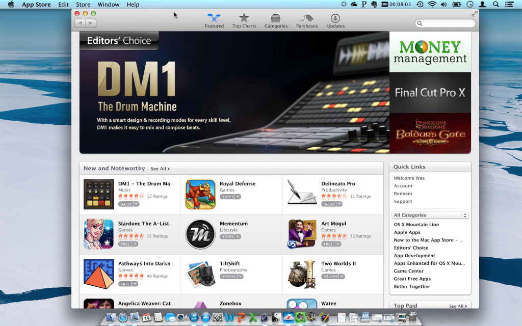 App Store on OS X